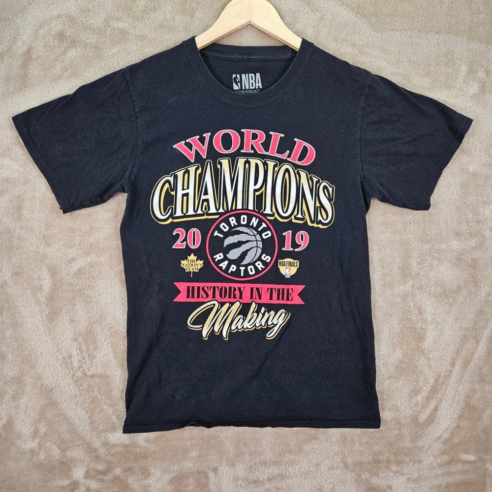 Toronto Raptors World Champions 2019 NBA History In The Making T-Shirt Men's S